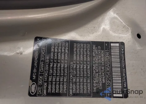 2006 Land Rover Range Rover Sport Hse z USA, uszkodzony, nr VIN SALSF25436A970841